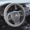 imageBDK SW899MG Genuine Leather Car Steering Wheel Cover 14515 inch MediumGray Easy InstallationGray