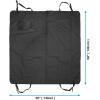 imageBDK Waterproof Dog Seat Cover for Car Back Seat Full Hammock Style  Heavy Duty Black Oxford Automotive Rear Bench Seat Cover for DogsBench  Premium