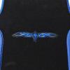 imageBlack ampamp Pink Car Seat Covers wSplit Bench ampamp Light Pink Two Tone Carpet Floor Mats Full SetBlack  Blue