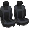 imageBlack ampamp Pink Car Seat Covers wSplit Bench ampamp Light Pink Two Tone Carpet Floor Mats Full SetBlack  Charcoal Gray