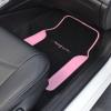 imageBlack ampamp Pink Car Seat Covers wSplit Bench ampamp Light Pink Two Tone Carpet Floor Mats Full SetBlack  Pink