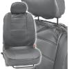imageBDK UltraLuxe Faux Leather Car Seat Covers Front Seats Only  Front Seat Cover Set Padded for Comfort Universal Fit for Cars Trucks Vans ampamp SUVs Gray