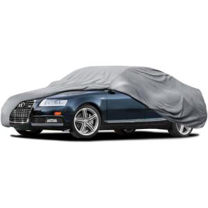 imageBDK Car Cover for Audi A6 A7 A8 Waterproof Sun UV Dust Proof Breathable 4 Layers