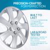 imageBDK Hubcaps Wheel Covers For 20062014 Toyota Camry 16 Inch Hubcaps Set Of 4 Snapon Direct OEM Replacement For Toyota Camry Hubcaps 16 Inch Wheel Covers ImpactResistant High Durability16