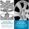imageBDK Hubcaps Wheel Covers For 20062014 Toyota Camry 16 Inch Hubcaps Set Of 4 Snapon Direct OEM Replacement For Toyota Camry Hubcaps 16 Inch Wheel Covers ImpactResistant High Durability16