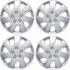 imageBDK Hubcaps Wheel Covers For 20062014 Toyota Camry 16 Inch Hubcaps Set Of 4 Snapon Direct OEM Replacement For Toyota Camry Hubcaps 16 Inch Wheel Covers ImpactResistant High Durability16