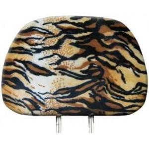 imageBDK Car Headrest Cover in Animal Print  Siberian Tiger