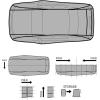imageBDK 1 Layer Double Stitched Large Car Cover for Scion tC