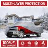 imageMotor Trend Large Truck Car Cover Waterproof All Weather Heavy Duty Car Cover Protection UV Rain Snow Universal Fit Car Cover For Automobiles Pickup Trucks Outdoor Indoor Cover For Trucks  230quotL