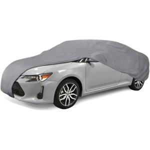 imageBDK 1 Layer Double Stitched Large Car Cover for Scion tC