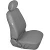 imageBDK carXS Gray Leather Car Seat Covers Front Seats Only 4Piece Faux Leather Seat Covers for Cars Includes Front Seat Covers Automotive Seat Covers for Trucks SUVGray