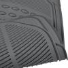 imageBDK 4pc Heavy Duty Front ampamp Rear Rubber Floor Mats for Car SUV Van ampamp Truck All Weather Protection Universal Fit Gray MT654PLUS
