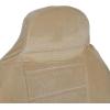 imageBDK Beige Full Cloth High Back Auto Seat Covers Encore Style 2 pc Premium