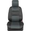 imageBDK EasyFit Car Seat Covers for Front Seats Black  Front Seat Cover Set with Integrated Headrest Cover Quick SlipOn Installation Fits Most Car Truck Van SUVCharcoal