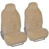 imageBDK Beige Full Cloth High Back Auto Seat Covers Encore Style 2 pc Premium
